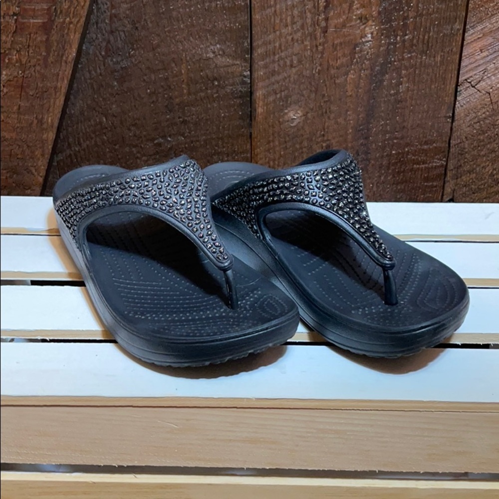 Croc sandals